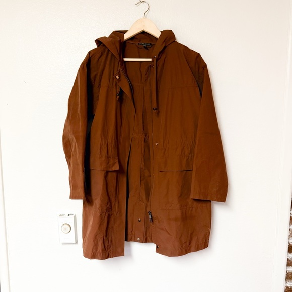 Eileen Fisher Lightweight Organic Cotton Nylon Zip Jacket | Petite Small | EUC - Picture 3 of 7